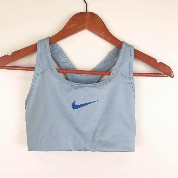 Nike Tops - VTG Y2k Nike Sports Bra tank top Blue Size Xs Tp street wear grunge Barbiecore